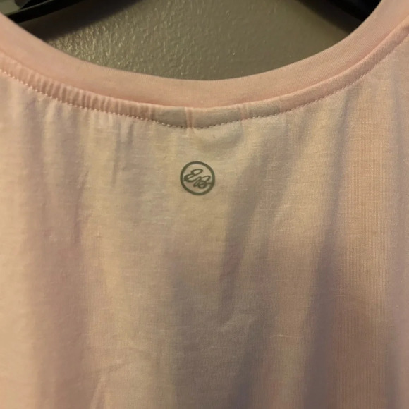 Eddie Bauer shirt - light pink sleeveless twist front NWT - Picture 7 of 11